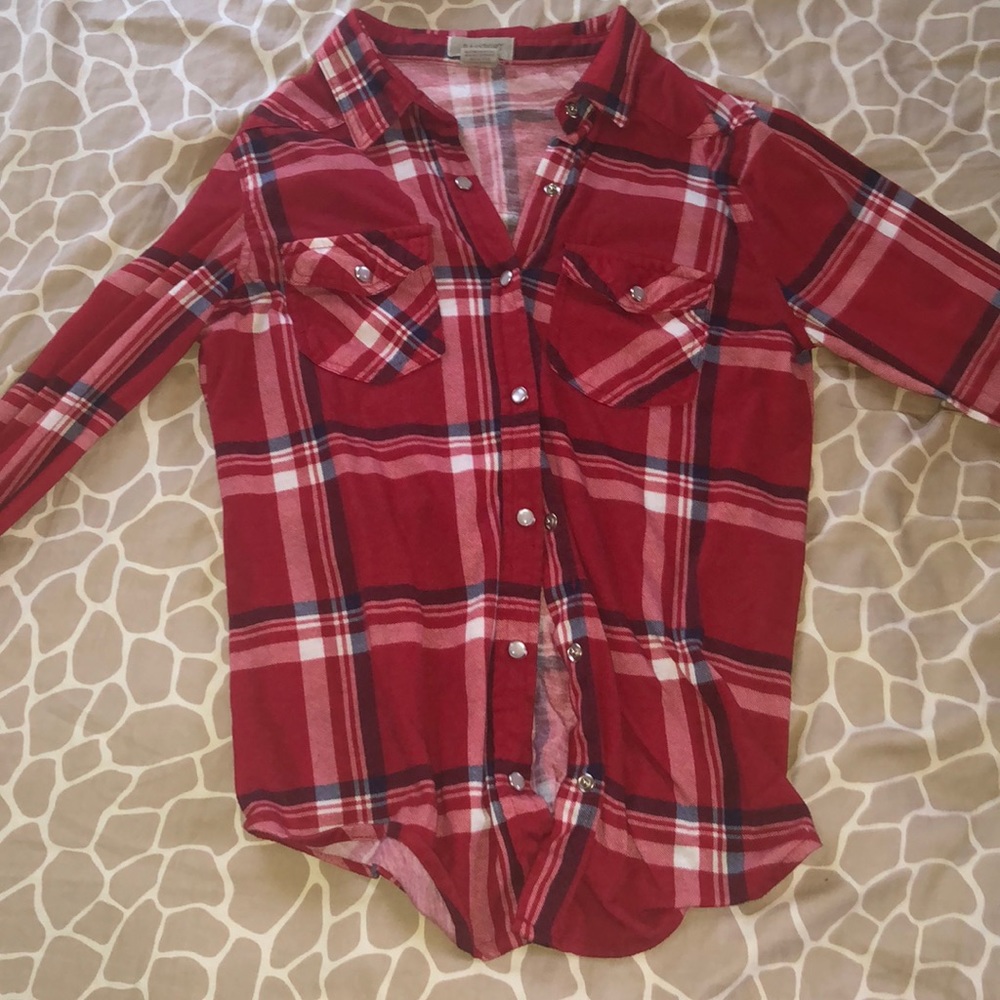 Passport button down shirt